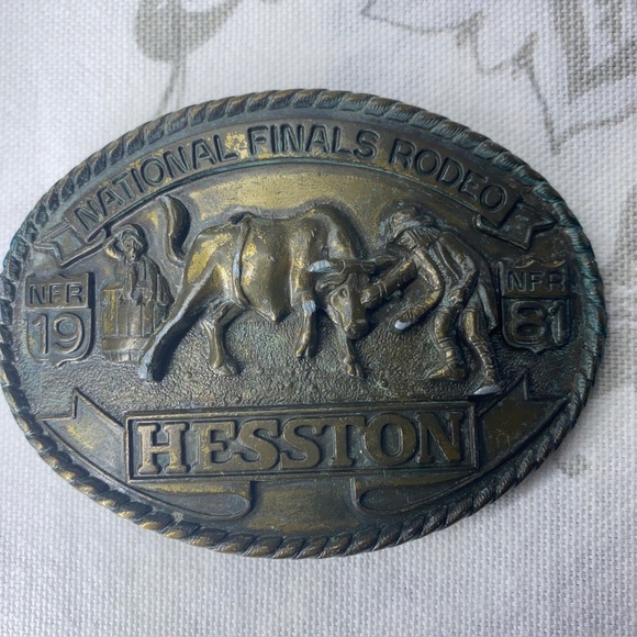 Other - Vintage buckle 1981 Hesston National Finals Rodeo
NFR Limited Edition Collectors